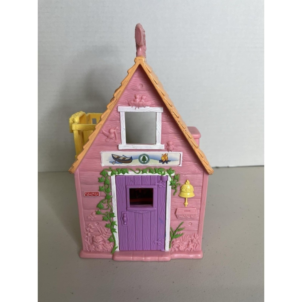 Camp Cabin Tree House Opens Up 2003 Loving Family Sweet Streets Fisher Price